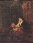 Hannab in the Temple (mk33) Rembrandt